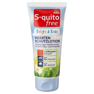 Kem bôi chống muỗi và côn trùng S-Quito Free Insekten Schutzlotion 100ml