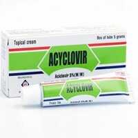Kem bôi da Acyclovir Medipharco điều trị nhiễm virus Herpes simplex (5g)