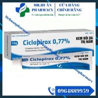 Kem bôi da Ciclopirox 0.77% 15g – Thuốc điều trị nấm da chân, nấm da đùi và nấm da toàn thân