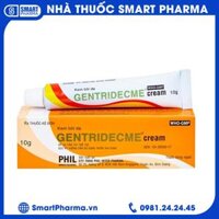 Kem bôi da Gentridecme Cream điều trị nhiễm trùng da, nấm da (10g)