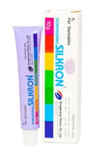 Kem bôi da SILKRON (Gentamicin, Clotrimazole) Dongkwang – Điều trị nhiễm khuẩn, nhiễm nấm (tuýp 10g)