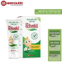 Kem bôi da trẻ em Ích Nhi 20g giúp giảm mẩn ngứa sưng đỏ dùng cho trẻ từ sơ sinh bị hăm tã mụn nhọt rôm sẩy