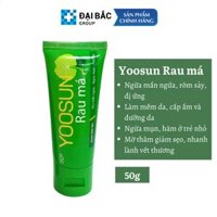 Kem bôi da YOOSUN Rau Má tuýp lớn 50g - Dịu mẩn ngứa, ngừa mụn, mát da, tránh sẹo