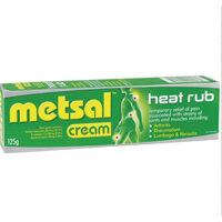 Kem bôi giảm đau khớp và cơ bắp Metsal Cream 125g [Hàng chuẩn Úc]