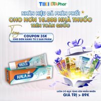 Kem bội Hala hỗ trợ giảm ngứa hắc lào lang ben zona tuýp 20g