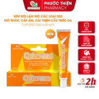 Kem Bôi Mờ Các Loại Sẹo, Giảm Vết Thâm QDERMA 20g Sẹo lồi, sẹo phì đại, sẹo phẩu thuật, sẹo bỏng
