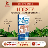 Kem Bôi Mụn Thịt Dư HBESTY WART REMOVER CREAM - Kem HBESTY Rụng Cồi Mụn, Rụng Mụn Thịt Dư, Không Đau Ngứa