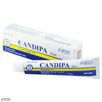 Kem bôi nấm CANDIPA (Clotrimazol 1%) tuýp 10g Apimed điều trị nấm ngoài da, hắc lào, lang ben, nấm móng