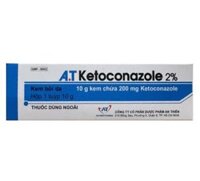 Kem bôi nấm da AT Ketoconazole 2% An Thiên điều trị nấm da, lang ben, hắc lào