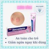 KEM BÔI NGOÀI ZACADERM DA GHẺ, NGỨA, HẮC LÀO, LANG BEN và CÔN TRÙNG ĐỐT