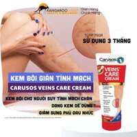 Kem bôi suy giãn tĩnh mạch Veins care Caruso's 75gr - Kangaroo Mart Top Vitamin