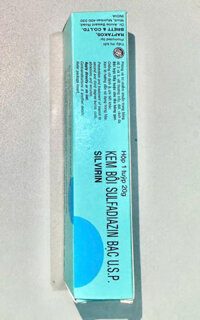 Kem bôi Sulfadiazin Bạc Silvirin USP 20g điều trị nhiễm khuẩn do bỏng, cháy nắng