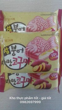 Kem cá Hàn Quốc Binggarae Vị Khoai Lang