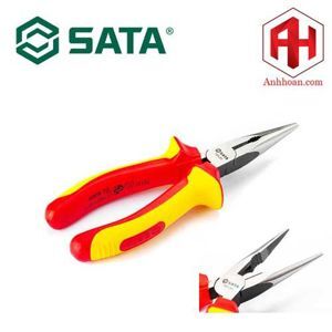 Kềm cách điện mũi nhọn Sata 70132