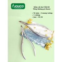 KỀM CẮT DA INOX (THÉP KHÔNG GỈ) CSQ-02 JAW 14-16.KỀM JOLICO CHÍNH HÃNG [DỤNG CỤ LÀM MÓNG]