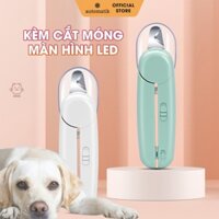 Kềm Cắt Móng Cho Chó Mèo Thú Cưng Mini Màn Hình LED Automatik