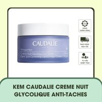 Kem Caudalie Creme Nuit Glycolique Anti-Taches Dưỡng Trắng Sáng Căng Mịn Da Ban Đêm Lọ 50ml