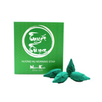 [Kèm chân đế] Nhang nụ thơm Morning Star gỗ tuyết tùng (10 nụ), hương thơm thư giãn Nhật Bản