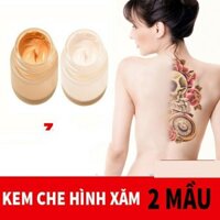 Kem che hình xăm 2 màu không trôi