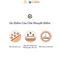 Kem che khuyết điểm The Saem Cover Perfection Tip Concealer, Che khuyết điểm chống nắng giúp che thâm mụn hiệu quả