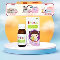 Kẽm cho bé, Kẽm hữu cơ Biolizin 50ml dạng siro vị đào, bổ sung Lysine B6 Giúp Bé Ăn Ngon Tăng Đề Kháng