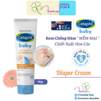 Kem Chống Hăm Cetaphil Baby Diaper Cream Calendula Lành Tính, Ngừa Hăm Tã Cho Bé 70g