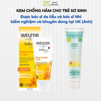 Kem chống hăm hữu cơ cho trẻ sơ sinh Baby Nappy Cream Weleda