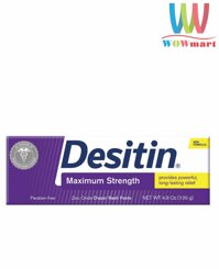 Kem chống hăm tã cho bé Desitin Maximum Strength Diaper Rash Paste 113g