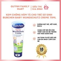 Kem chống hăm tã cho trẻ sơ sinh Bubchen Baby Wundschutz Creme 75ml
