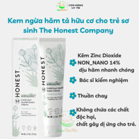 Kem chống hăm tả hữu cơ The honest company diaper rash cream 70.8g.