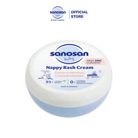 Kem Chống Hăm Tã Sanosan Baby Nappy Rash Cream  Giảm Hăm Ngừa Hăm Tã Dưỡng Da Bảo Vệ Da 150ml
