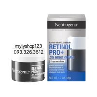 Kem Chống lão hoá sáng da Đêm Neutrogena Rapid Wrinkle Repair Retinol Pro+ 0.3% Night Cream