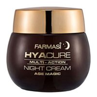 Kem Chống Lão Hóa Trắng Da ban đêm Độ Tuổi 45+ Farmasi Hyacure Age Magic Night Cream