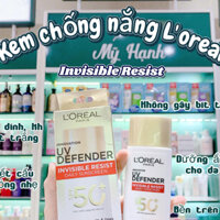 Kem chống nắng 𝐋𝐎𝐫𝐞𝐚𝐥 𝐏𝐚𝐫𝐢𝐬 𝐔𝐕 𝐃𝐞𝐟𝐞𝐧𝐝𝐞𝐫 𝐈𝐧𝐯𝐢𝐬𝐢𝐛𝐥𝐞 𝐑𝐞𝐬𝐢𝐬𝐭 𝐒𝐏𝐅𝟓𝟎+ 𝐏𝐀++++ 𝟓𝟎𝐦𝐥