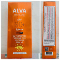 KEM CHỐNG NẮNG ALVA SUN BLOCK SPF50+/PA+++