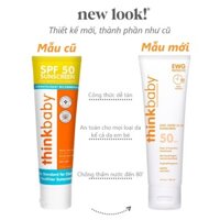 Kem chống nắng an toàn cho bé ThinkBaby Safe Sunscreen SPF 50+ 3oz ThinkSport [Meoheo]