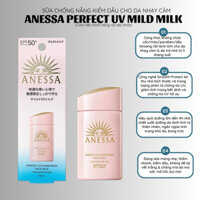 Kem chống nắng Anessa Mild Milk Shiseido cho da nhạy cảm 60ml