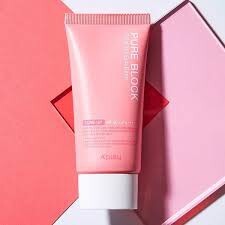 Kem chống nắng Apieu Pink Base SPF50 Pure Block 50ml