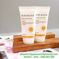 KEM CHỐNG NẮNG A’PIEU PURE BLOCK NATURAL DAILY-WATERPROOF SUN CREAM