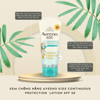 Kem chống nắng Aveeno cho trẻ em