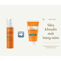 Kem chống nắng Avene Cleanance SPF50+ 50ml / Avene Dry Touch Fluide SPF50+ 50ml - Kem chống nắng cho da dầu, nhạy cảm