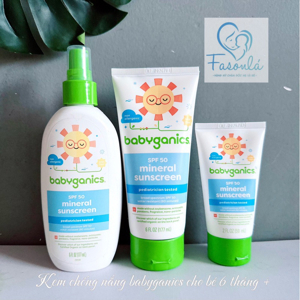 Kem chống nắng BabyGanics 50SPF 177 ml