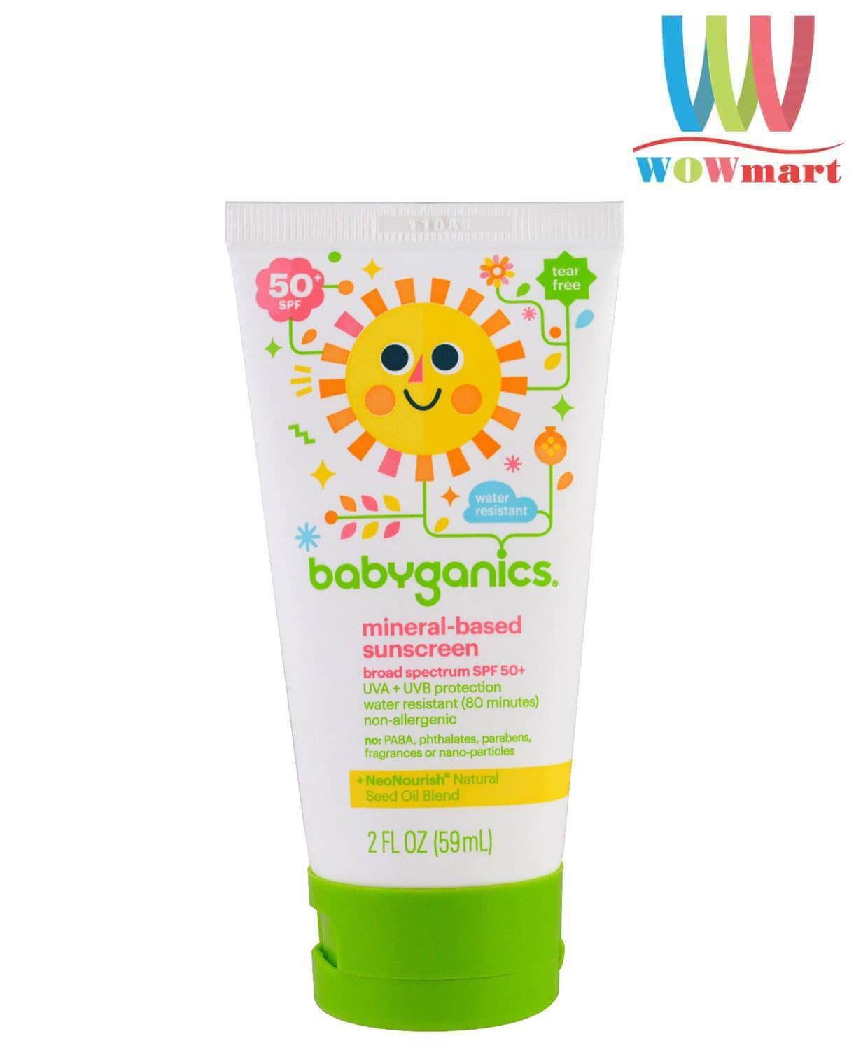 Kem chống nắng Babyganics Mineral-Based Sunscreen