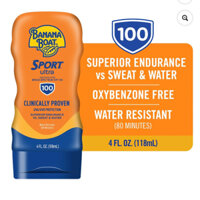 Kem chống nắng Banana Boat Sport Ultra SPF 100, Kem chống nắng thể thao cho người lớn SPF100- 118ml