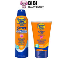 Kem Chống Nắng Banana Boat Sport Ultra SPF50+ PA++++ Dạng Xịt (170g) Và Tuýp (90ml) Xuất Xứ USA