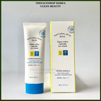 Kem Chống Nắng Bảo Vệ Da Toàn Diện THE FACE SHOP Natural Sun Eco Super Active Reef-Safe Sun Cream SPF50+PA++++ 80ml