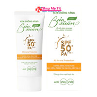 Kem chống nắng Bảo Xuân Skin - Giúp chống nắng, làm trắng sáng da, dưỡng ẩm cho da (70g)