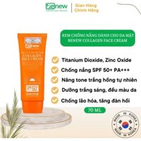 Kem Chống Nắng Benew Daily Sun Protection Collagen Face Cream Spf 50pa +++ Hàn quốc 70ml- MỸ PHẨM CHÍNH HÃNG