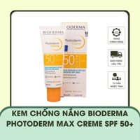 Kem Chống Nắng BIODERMA Photoderm Max Creme SPF 50+ Dành Cho Mọi Loại Da Tuýp 40ml