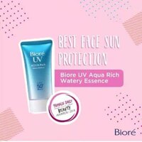 KEM CHỐNG NẮNG Biore Aqua Rich Watery Essence SPF50+/PA++++ 50g